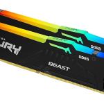 Kingston Fury Beast Black RGB Expo 32GB 6000MT/s DDR5 CL30 Gaming Memory Kit of 2 - KF560C30BBEAK2-32