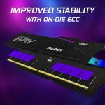 Kingston Fury Beast Black RGB Expo 32GB 6000MT/s DDR5 CL30 Gaming Memory Kit of 2 - KF560C30BBEAK2-32