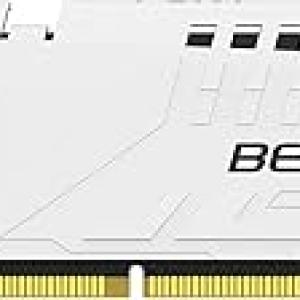 Kingston FURY Beast White DDR5 16GB 6000MT/s CL36 Desktop Gaming Memory - KF560C36BWE2-16