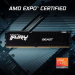 Kingston Fury Beast 16GB 6000MHz CL36 DDR5 RAM (KF560C36BBE2-16)