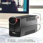 FRONTECH UPS Electra Plus 600VA/360W, Uninterrupted Power Supply System, PC, Desktop and Other Electronics, (2564)