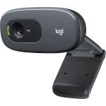 Logitech C270 Hd Webcam, 1280 Pixels X 720 Pixels, 1 Mpixel, Black